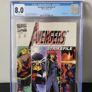 GRADED AND SEALED, 1994 AVENGERS, STRIKE FILE COMIC BOOK, ISSUE #1!!!